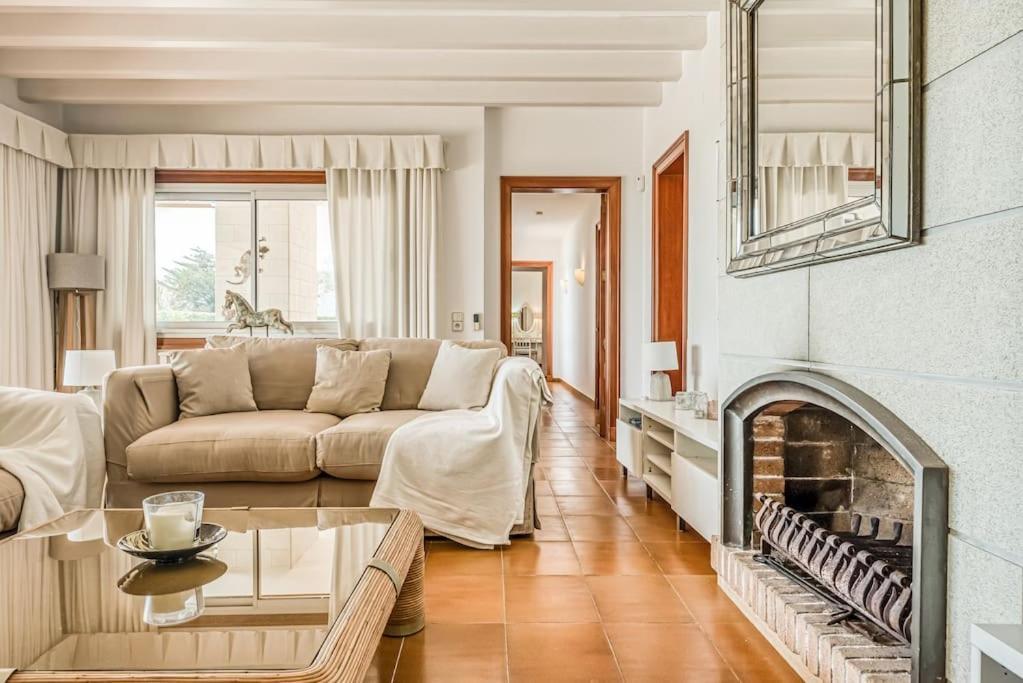 La Calma Espectacular Villa Con Jardin Y Piscina En Menorca S'Algar Buitenkant foto