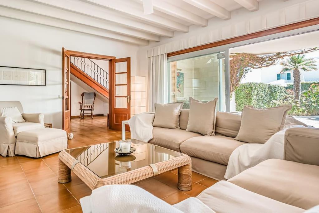 La Calma Espectacular Villa Con Jardin Y Piscina En Menorca S'Algar Buitenkant foto