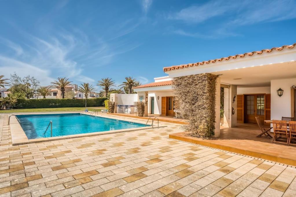La Calma Espectacular Villa Con Jardin Y Piscina En Menorca S'Algar Buitenkant foto