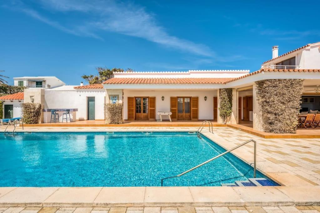 La Calma Espectacular Villa Con Jardin Y Piscina En Menorca S'Algar Buitenkant foto