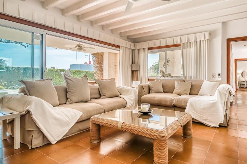La Calma Espectacular Villa Con Jardin Y Piscina En Menorca S'Algar Buitenkant foto