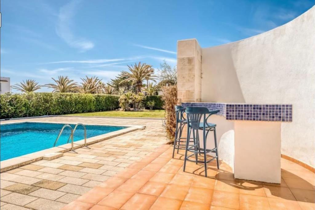 La Calma Espectacular Villa Con Jardin Y Piscina En Menorca S'Algar Buitenkant foto