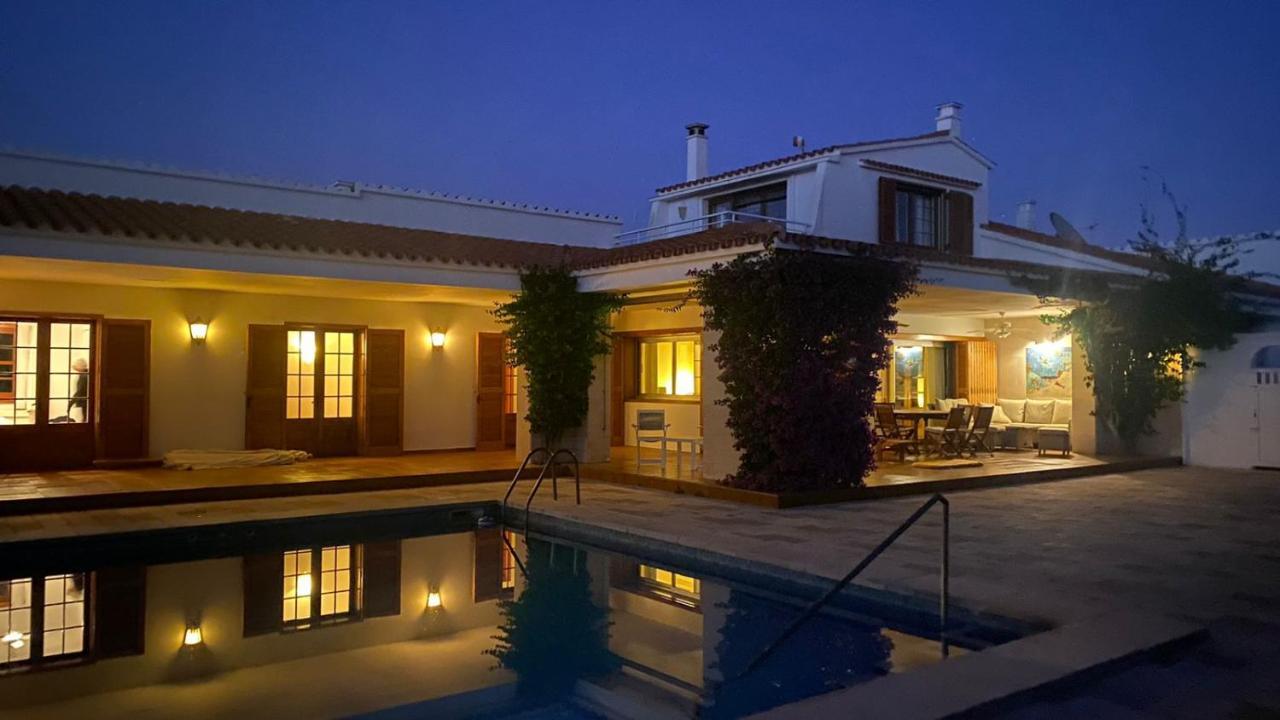 La Calma Espectacular Villa Con Jardin Y Piscina En Menorca S'Algar Buitenkant foto