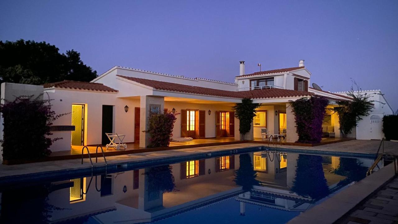 La Calma Espectacular Villa Con Jardin Y Piscina En Menorca S'Algar Buitenkant foto