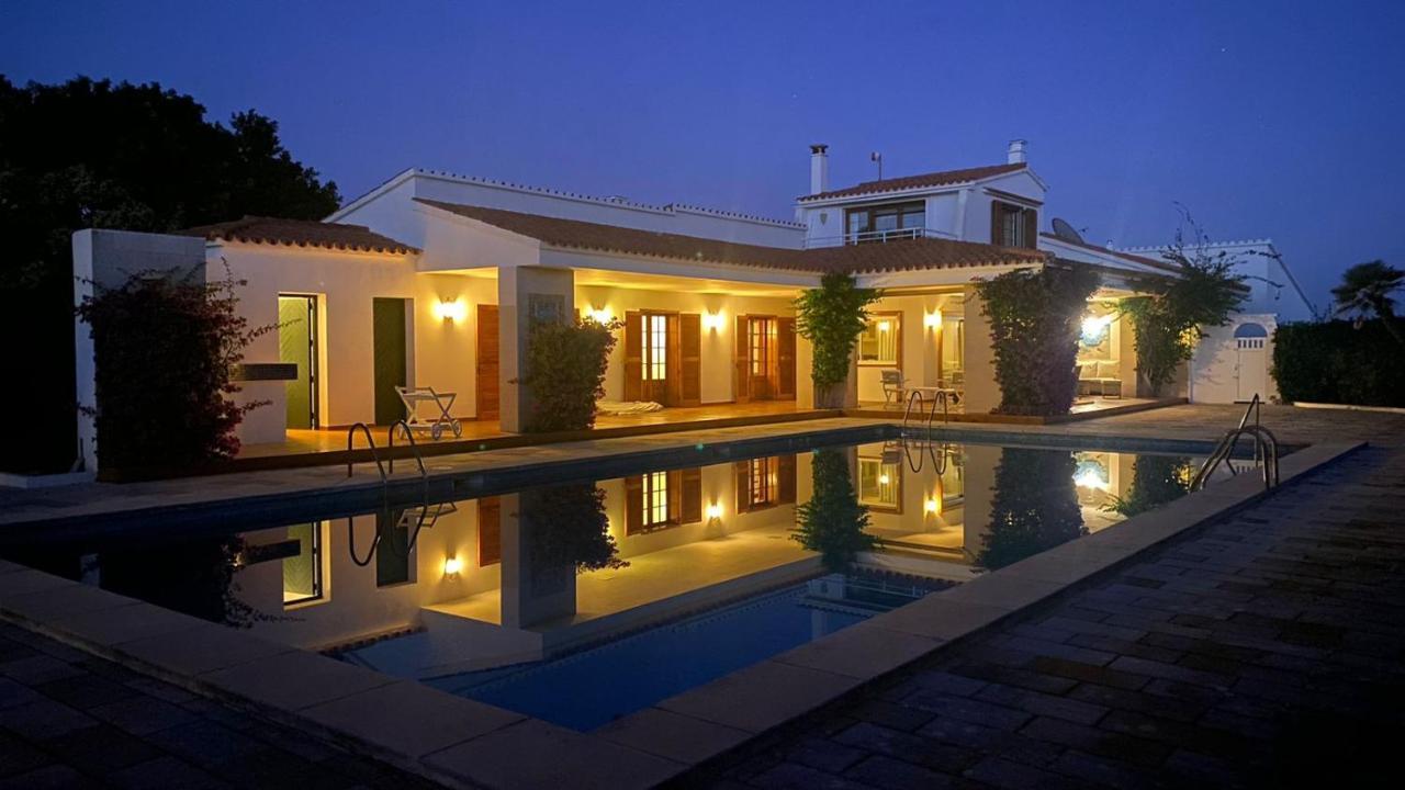 La Calma Espectacular Villa Con Jardin Y Piscina En Menorca S'Algar Buitenkant foto