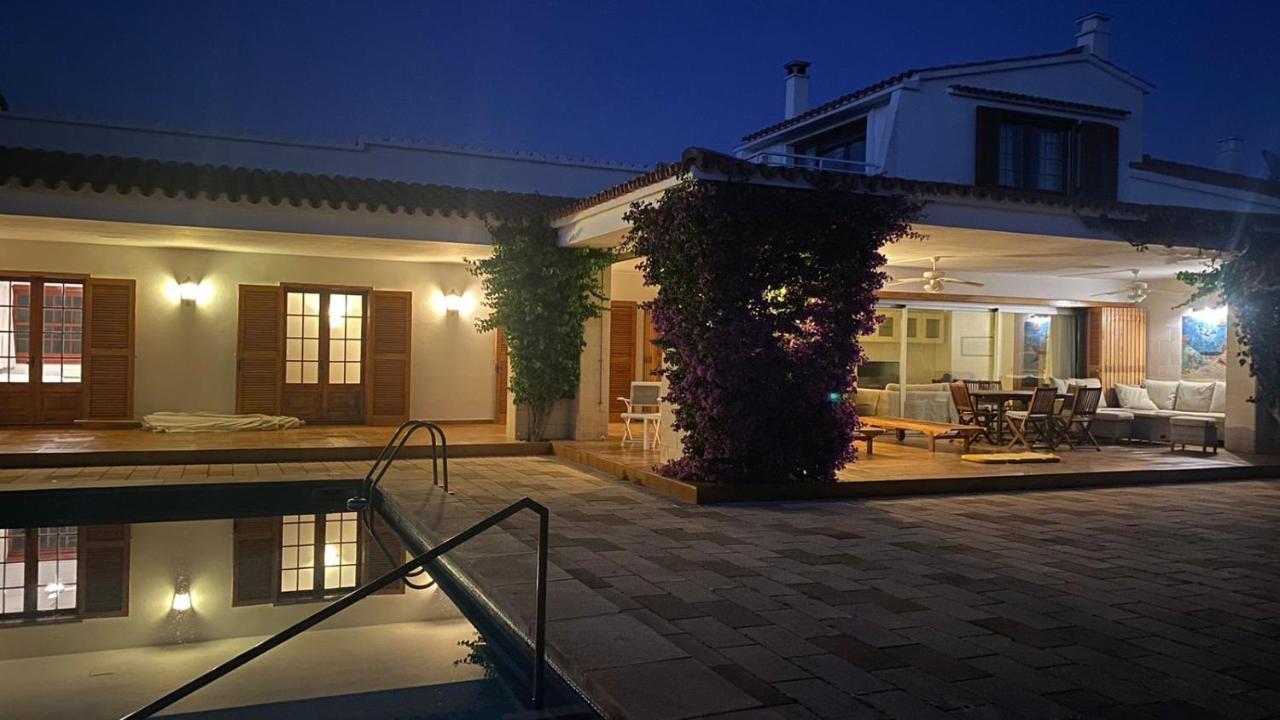 La Calma Espectacular Villa Con Jardin Y Piscina En Menorca S'Algar Buitenkant foto